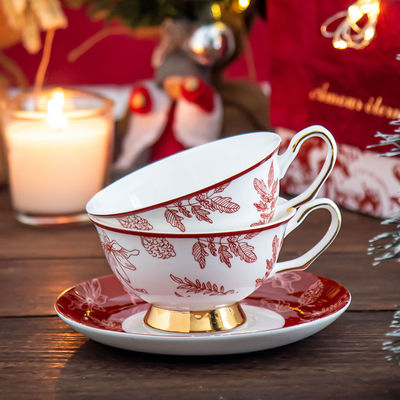 Cups Saucers Drinkware Type Blue Tea Cup And Saucer Set For Custom Porcelain Mug