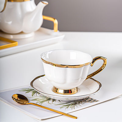 200ML Ceramic Type Porcelain Cup And Saucer Plate Tea Perfect For Mom On Mother'S Day